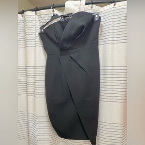 City Chic Black Strapless Dress